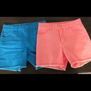 Justice denim shorts